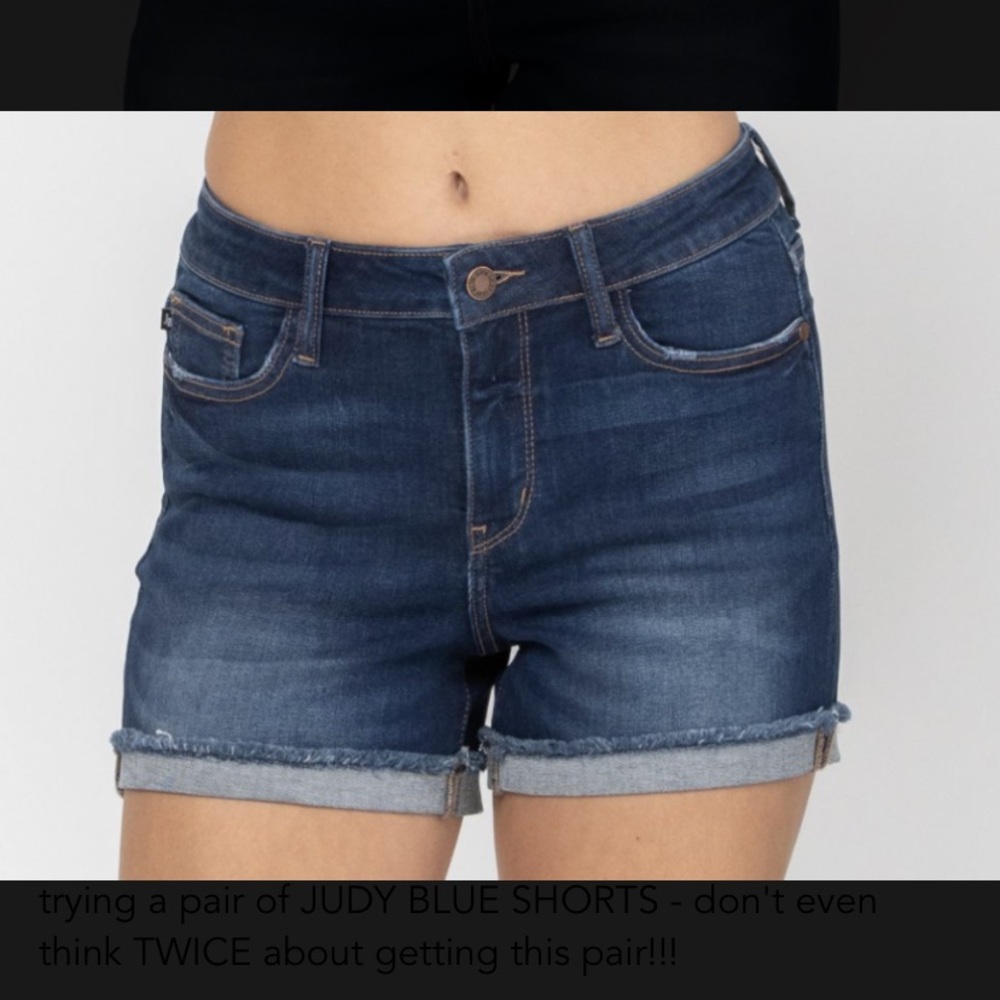NWT Judy Blue cuffed hem shorts